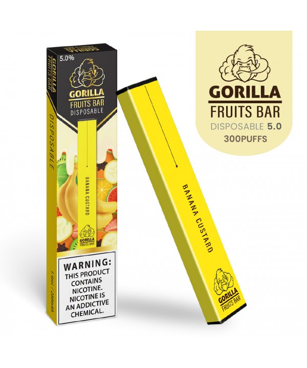 GORILLA FRUITS BAR DISPOSABLE DEVICE 5.0% NICOTINE 300 PUFFS