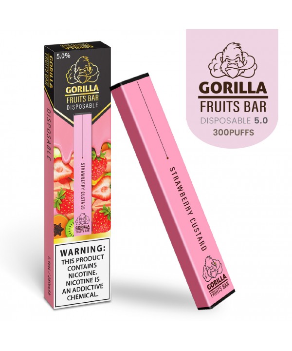 GORILLA FRUITS BAR DISPOSABLE DEVICE 5.0% NICOTINE 300 PUFFS