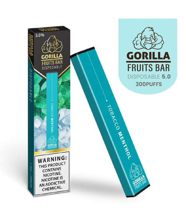 GORILLA FRUITS BAR DISPOSABLE DEVICE 5.0% NICOTINE 300 PUFFS