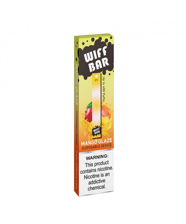 2 FOR $4.99 | WIFF BAR DISPOSABLE DEVICE | 8 FLAVORS 5% NICOTINE 400 PUFFS 1.3 ML E-LIQUID