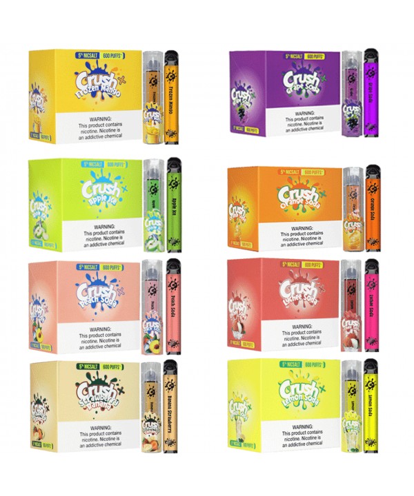 CRUSH DISPOSABLE DEVICE | 5% NICSALT | 600 PUFFS