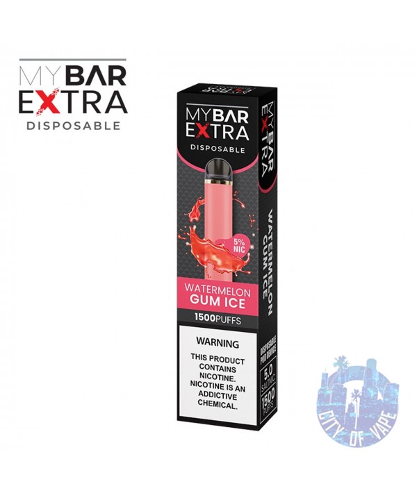MY BAR EXTRA DISPOSABLE DEVICE | 1500 PUFFS | 5.0% NICOTINE | 4.5 ML