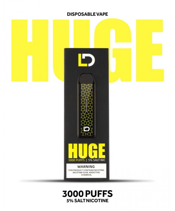 Banana Ice Disposable Pod (3000 Puffs) 5% Salt Nicotine by Huge