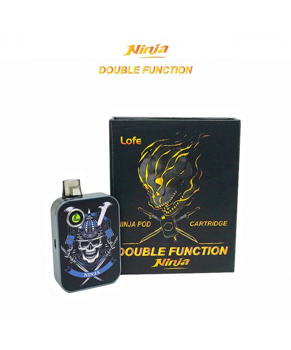 NINJA DOUBLE FUNCTION SYSTEM BY LOFE | REFILLABLE POD + CARTRIDGE