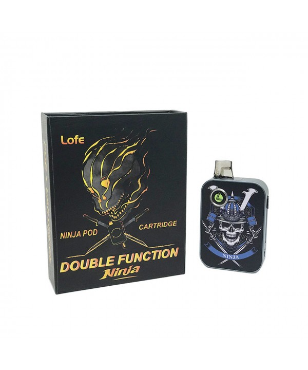 NINJA DOUBLE FUNCTION SYSTEM BY LOFE | REFILLABLE POD + CARTRIDGE