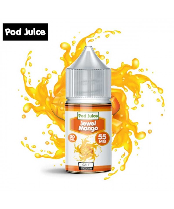 JEWEL MANGO BY POD JUICE | SALT NICOTINE | 30 ML RIPE MANGO FLAVOR