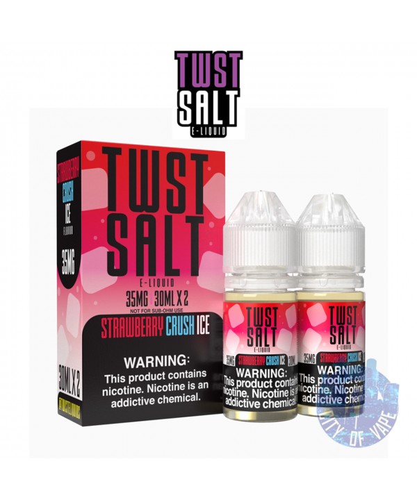 STRAWBERRY CRUSH ICE BY TWIST SALT E-LIQUID | 2 X ...