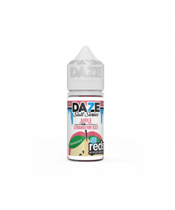 STRAWBERRY APPLE ICED BY REDS SALT SERIES | 7 DAZE SALT SERIES | 30 ML SALT NICOTINE