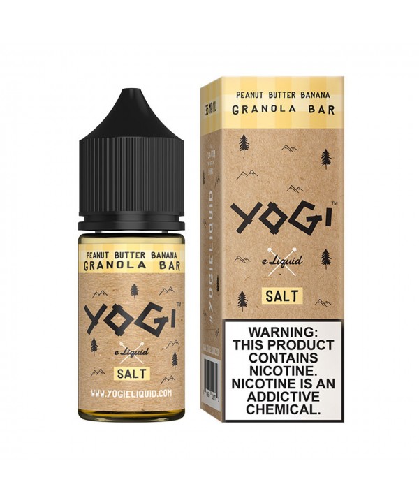 PEANUT BUTTER BANANA GRANOLA BAR BY YOGI FARMS SALT | 30 ML SALT NICOTINE