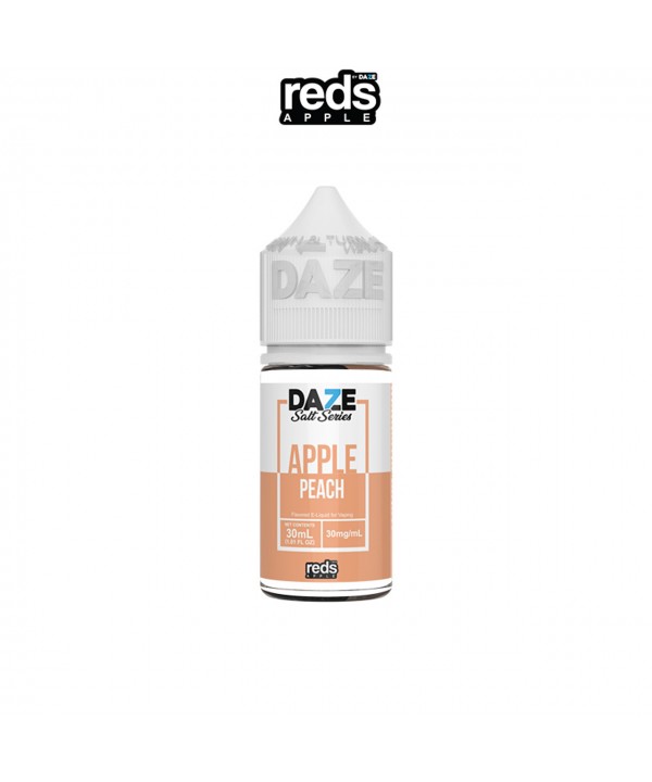 PEACH BY REDS APPLE NICOTINE SALTS | 7 DAZE E-LIQUID | 30 ML SALT NICOTINE