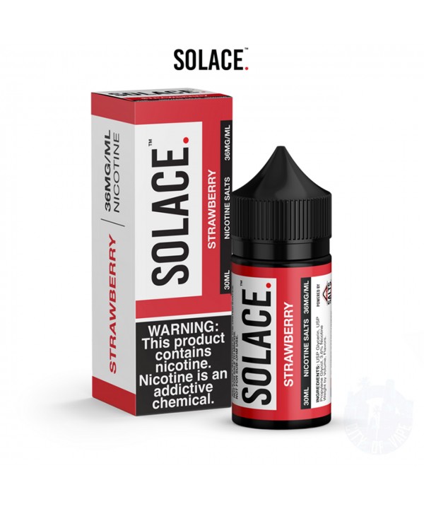 STRAWBERRY BY SOLACE VAPOR | 30 ML SALT NICOTINE STRAWBERRY BY SOLACE VAPOR | 30 ML SALT NICOTINE