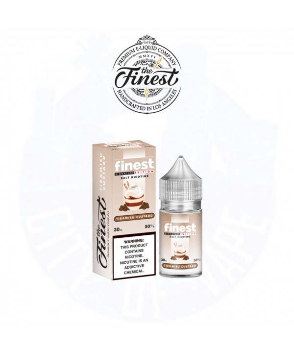 "TIRAMISU CUSTARD" SALT NIC SIGNATURE EDITION BY THE FINEST E-LIQUID | 30 ML