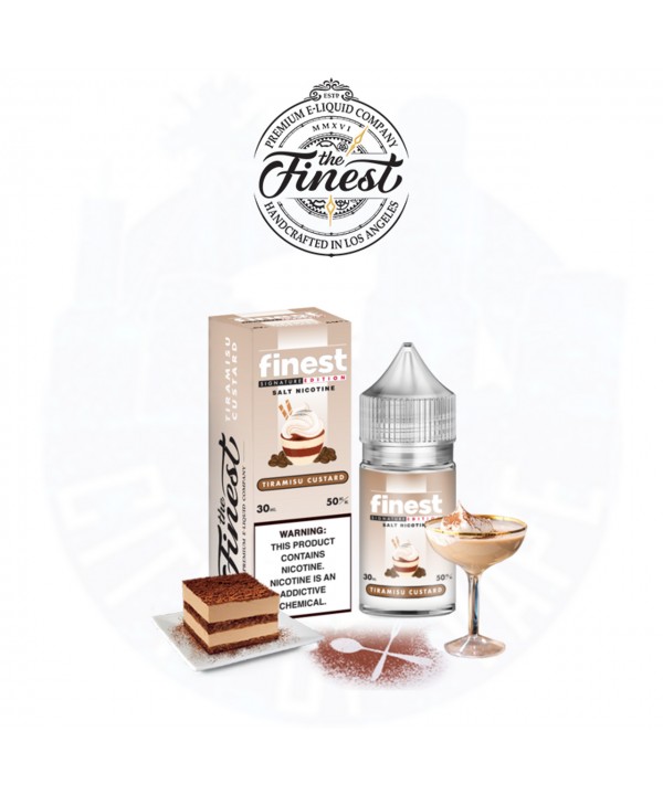 "TIRAMISU CUSTARD" SALT NIC SIGNATURE EDITION BY THE FINEST E-LIQUID | 30 ML