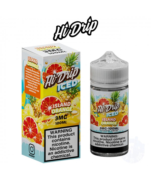 ICED ISLAND ORANGE BY HI DRIP E-LIQUID | 100 ML ME...