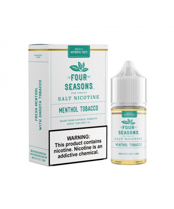 MENTHOL TOBACCO BY FOUR SEASONS | 30 ML FRESH MENTHOL SMOOTH TOBACCO FLAVOR