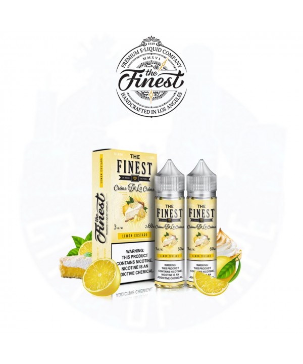 "LEMON CUSTARD" CRÈME DE LA CRÈME BY THE FINEST E-LIQUID | 2 X 60 ML