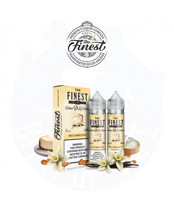 "VANILLA ALMOND CUSTARD" CRÈME DE LA CRÈME BY THE FINEST E-LIQUID | 2 X 60 ML