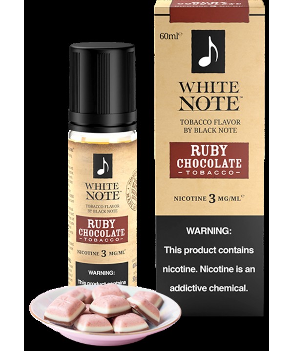 RUBY CHOCOLATE TOBACCO - WHITE NOTE | 60 ML E-LIQUID