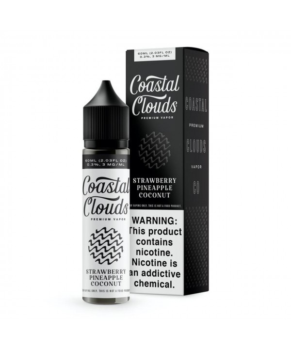 Strawberry Pineapple Coconut Premium e-Juices 60 ML by Coastal Clouds