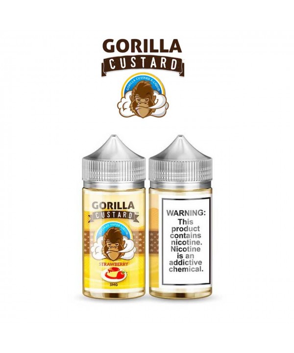 STRAWBERRY BY GORILLA CUSTARD | 60 ML & 100 ML CUSTARD CREAM FLAVOR