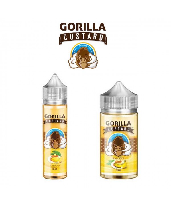 BANANA BY GORILLA CUSTARD | 100 ML BANANA FLAVOR E...