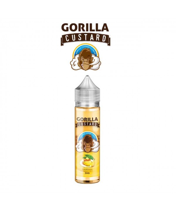 BANANA BY GORILLA CUSTARD | 100 ML BANANA FLAVOR E-LIQUID