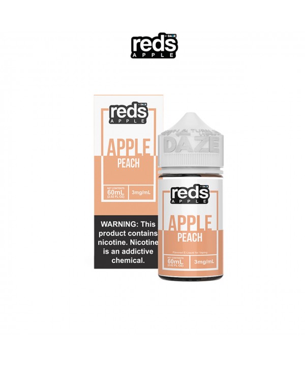 PEACH BY REDS APPLE - 7 DAZE E-LIQUID | 60 ML PEACH FLAVOR E-JUICE