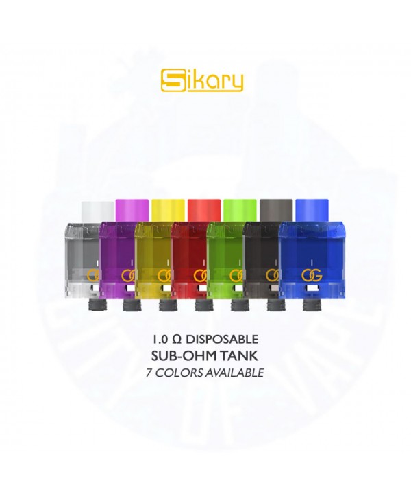 OG Disposable Sub-Ohm Tank By Sikary Vapor | Pack ...