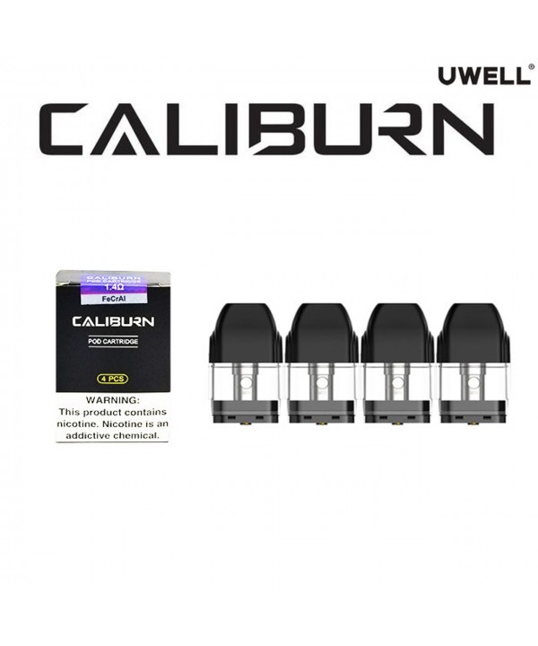 UWELL CALIBURN REPLACEMENT POD CARTRIDGE | 4 PIECES PER PACK