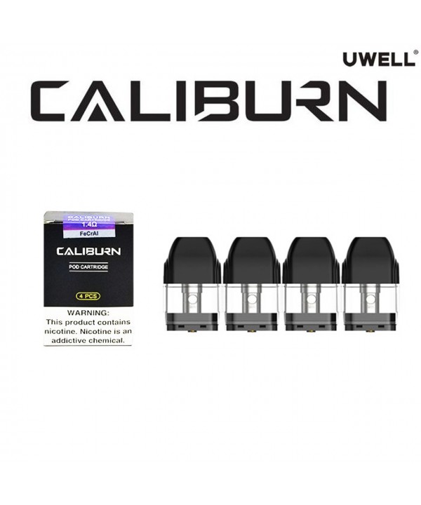 UWELL CALIBURN REPLACEMENT POD CARTRIDGE | 4 PIECE...