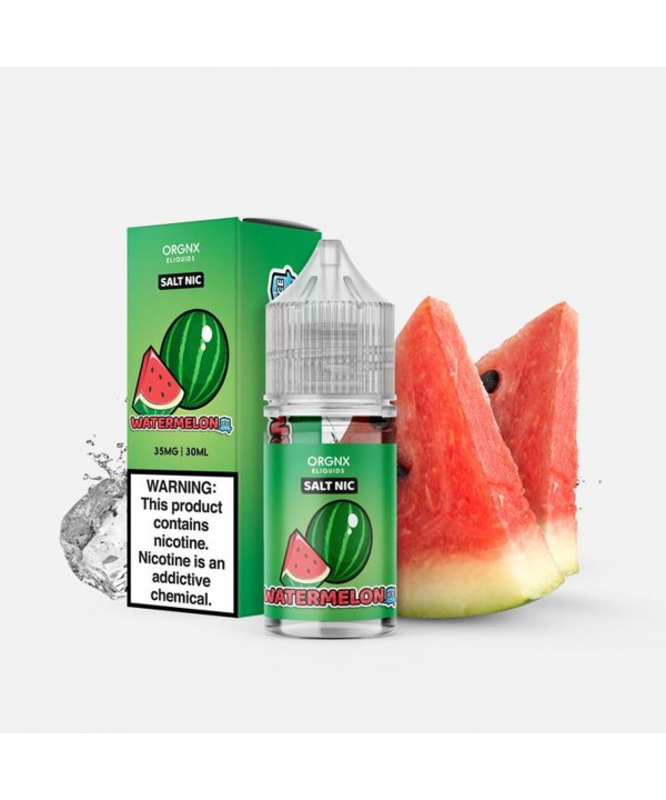 Watermelon Ice Salt Nic BY ORGNX E-LIQUIDS