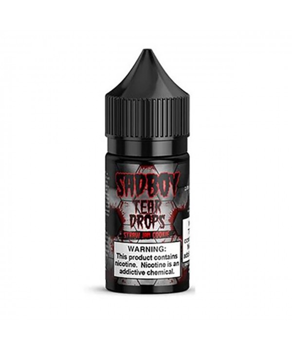 Salt Strawberry Jam Cookie Tear Drops- 30ml by Sadboy